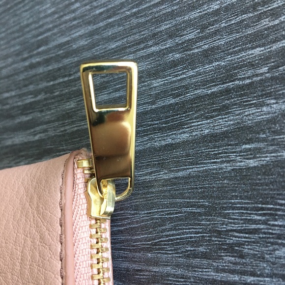 Fossil Pink Stripe Large Clutch - Picture 8 of 12